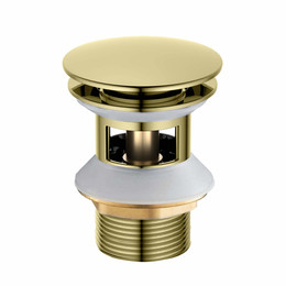 Донный клапан Aquatek AQ6002PG, золото полированное - фото 