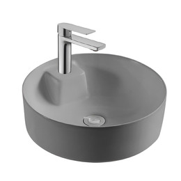 Раковина-чаша Aquatek Европа 40 см AQ5212-MG, серый - фото 