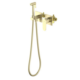 Набор для гигиенического душа Aquatek Оберон AQ1220BG (со скрытой частью) золото шлифованное - фото 