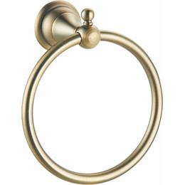Кольцо для полотенец Azario Elvia AZ-91111Q, цвет бронза - фото 