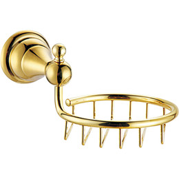 Мыльница Azario Elvia AZ-91109G, цвет золото - фото 