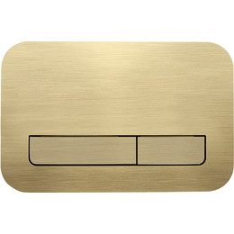 Кнопка смыва Veconi Flush FLV12-G, золото брашинг - фото 
