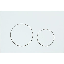 Кнопка смыва Veconi Flush FLV2-W, белый глянцевый - фото 