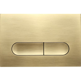 Кнопка смыва Veconi Flush FLV3-G, золото брашинг - фото 