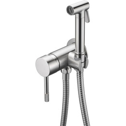 Набор для гигиенического душа Boheme Uno 467-NB, nickel brush, Цвет производителя: nickel brush - фото 