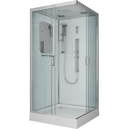 Гидробокс Niagara 90x90 см 60010114GQ, хром/прозрачное - фото 