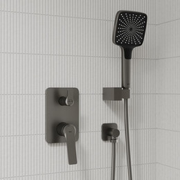 Душевая система для душа Iddis Parker PARGM02i67, графит матовый - фото 