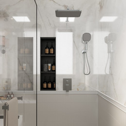 Душевая система для душа Veconi AV-410-C-C4, Цвет производителя: хром - фото 