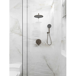 Душевая система для душа Veconi LI-400-GR-C4, графит, Цвет производителя: графит - фото 