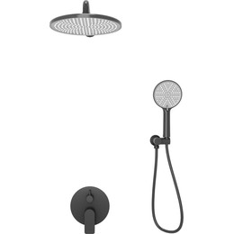 Душевая система для душа Veconi LI-400-B-C4, чёрный матовый, Цвет производителя: чёрный матовый - фото 