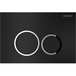 Кнопка смыва Grossman Galaxy 700.K31.01.210.210, чёрный матовый - фото 