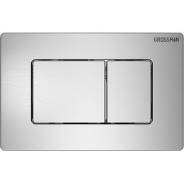 Кнопка смыва Grossman Classic 700.K31.04.12M.12M, хром сатиновый - фото 