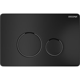 Кнопка смыва Grossman Style 700.K31.05.21M.21M, чёрный матовый - фото 