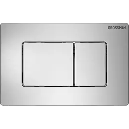 Кнопка смыва Grossman Classic 700.K31.04.12M.12MRUS, хром сатиновый - фото 