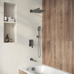 Душевая система для ванны Grossman Style 501.K35.05.420, графит, Цвет производителя: графит - фото 