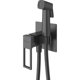 Набор для гигиенического душа BelBagno LUC-HGN-NERO, чёрный матовый - фото 