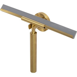 Скребок-водосгон для душевых стёкол Cezares RELAX-SV-BORO, брашированное золото - фото 