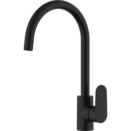 Смеситель для кухни Aquatek Ника AQ1882MB, чёрный матовый - фото 