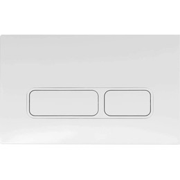 Кнопка смыва Aquanet AQ-PRO-01W, белый - фото 