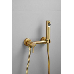 Набор для гигиенического душа Belz B55803-5, золото матовое - фото 