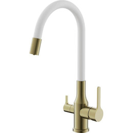 Смесители для кухни Belz B76814-5, золото/белый - фото 