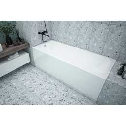 Ванна акриловая Loranto Arctica 150x70 см (с каркасом и экраном), Размер - мм: 1500х700 - фото 