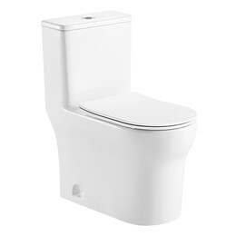 Унитаз-моноблок Azario Sinto AZ-1098 с крышкой микролифт - фото 