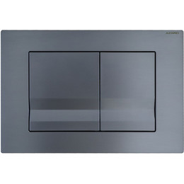 Кнопка смыва Azario AZ-001.08, оружейная сталь матовая - фото 