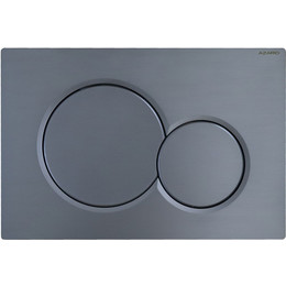 Кнопка смыва Azario AZ-010.08, оружейная сталь матовая - фото 