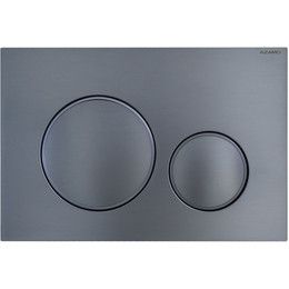 Кнопка смыва Azario AZ-017.08, оружейная сталь матовая - фото 