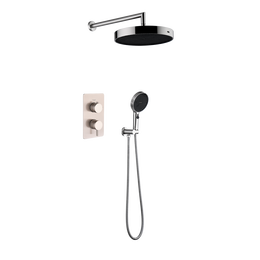 Душевая система для душа Boheme Cell 427-NB + 135-2-NB (со скрытой частью) никель - фото 