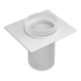 Стакан для зубных щеток Boheme Space 10966-W-TUM, цвет белый - фото 