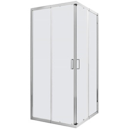 Душевое ограждение AN 100х100 см, хром/прозрачное - фото 