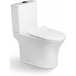 Унитаз-компакт SantiLine SL-5022 с тонкой крышкой микролифт - фото 