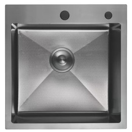 Кухонная мойка Gerhans K34550B 1 мм, графит - фото 