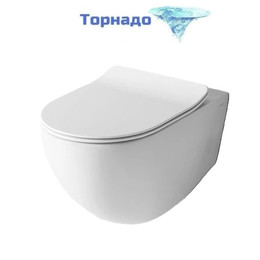 Унитаз подвесной безободковый ArtCeram File 2.0 FLV006 05 00 (Система смыва торнадо) - фото 