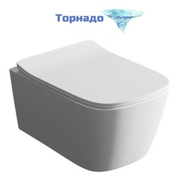 Унитаз подвесной безободковый ArtCeram A16 ASV006 01 00 (Система смыва торнадо) - фото 