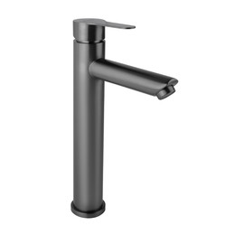 Смеситель для раковины высокий Fixsen NORDIC FX-8809F, графит - фото 