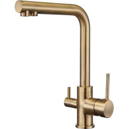 Смеситель для кухни Grocenberg GB40551BR, бронза - фото 