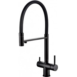 Смеситель для кухни Grocenberg GB4099BL, чёрный матовый - фото 