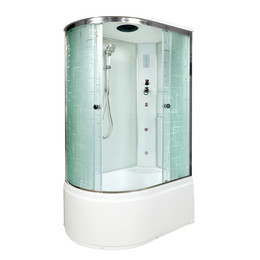 Гидробокс Avacan 110x80 см EM4511RGM+EL, хром/узор (безсиликоновая сборка) - фото 