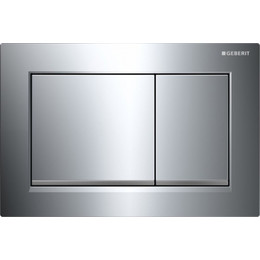 Смывная клавиша Geberit Omega30 115.080.KH.1 хром/хром матовый - фото 