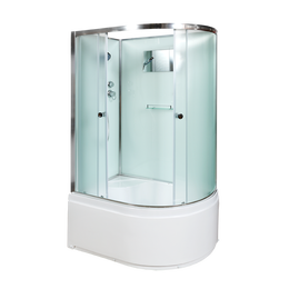 Душевая кабина Avacan 120x90 см D512L, хром/матовое (безсиликоновая сборка) - фото 