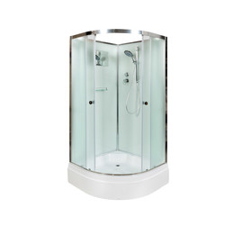 Душевая кабина Avacan 110x110 см D311, хром/матовое (безсиликоновая сборка) - фото 