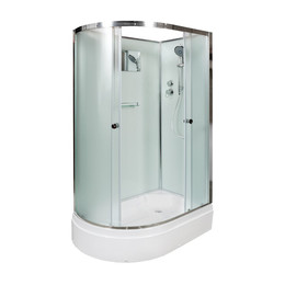 Душевая кабина Avacan 120x90 см D312R, хром/матовое (безсиликоновая сборка) - фото 