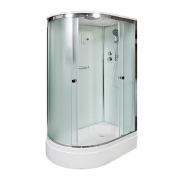 Душевая кабина Avacan 120x90 см D312SREL, хром/матовое (безсиликоновая сборка) - фото 