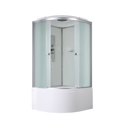 Душевая кабина Avacan 80x80 см D5080, хром/матовое (безсиликоновая сборка) - фото 