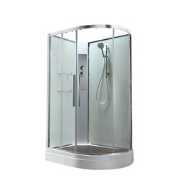 Душевая кабина Avacan 110x80 см EM2811LNT, хром/прозрачное (безсиликоновая сборка) - фото 