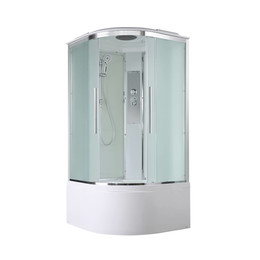 Душевая кабина Avacan 90x90 см EM5090, хром/матовое (безсиликоновая сборка) - фото 