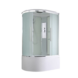 Душевая кабина Avacan 110x80 см EM5811R, хром/матовое (безсиликоновая сборка) - фото 